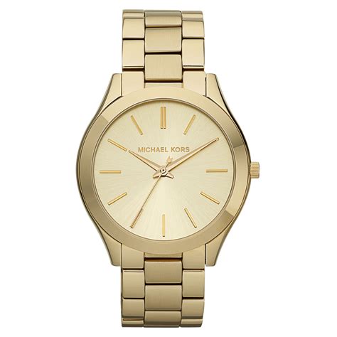 michael kors uhr runway gold|michael kors gold tone runway.